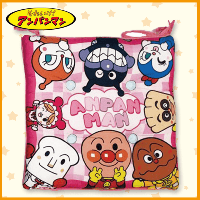 【ピンク】アンパンマンシートクッション