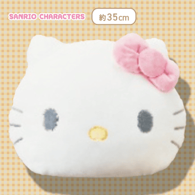 【ハローキティ】サンリオキャラクターズ　もちもちパステルフェイスクッション7