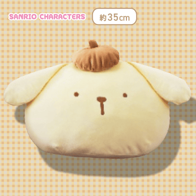 【ポムポムプリン】サンリオキャラクターズ　もちもちパステルフェイスクッション7