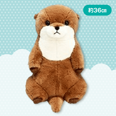 【ブラウン】くったりカワウソハグミーJB