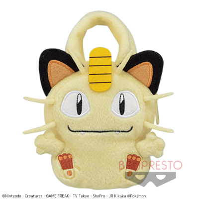 A:ニャース】ポケットモンスター ぬいぐるみミニトートバッグvol