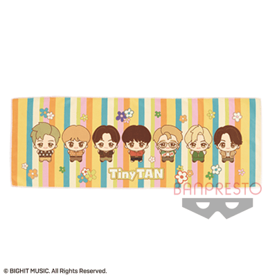 【A:ちびぐるみデザイン】TinyTAN Dynamite マイクロファイバータオル