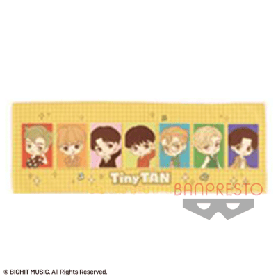 【D:Q posketデザイン】TinyTAN Dynamite マイクロファイバータオル