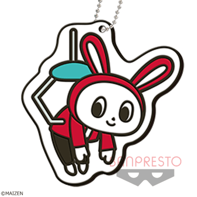 【A:ぜんいち（つままれ）】まいぜんシスターズ ラバーキーホルダー