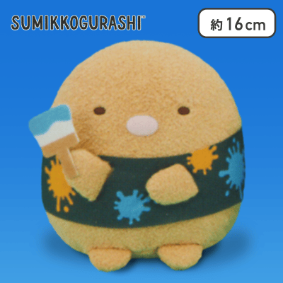 【とんかつ】すみっコぐらし ペイントTシャツぬいぐるみ