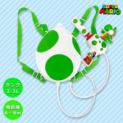 【グリーン】スーパーマリオタンク付ウォーターガン