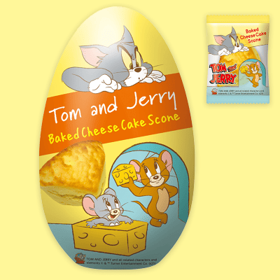 【チーズケーキ】トムとジェリーエッグ缶※賞味期限:2022/8/5