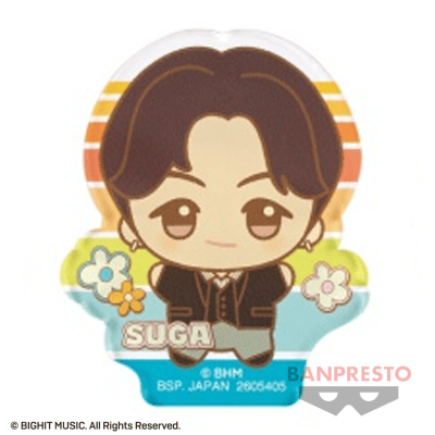 【SUGA】TinyTAN Dynamite ちびぐるみアクリルバッジ
