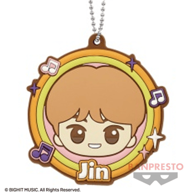 【Jin】TinyTAN Dynamite ちびぐるみラバーキーホルダー