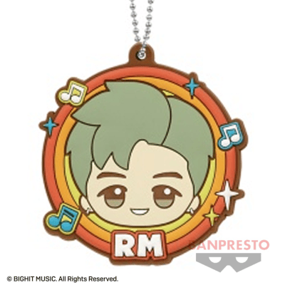 【RM】TinyTAN Dynamite ちびぐるみラバーキーホルダー