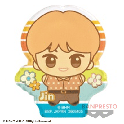 【Jin】TinyTAN Dynamite ちびぐるみアクリルバッジ