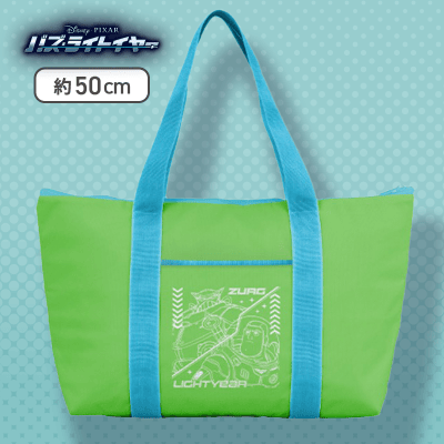【グリーン】バズ・ライトイヤープレミアムクーラートートバッグ