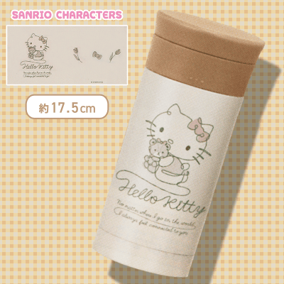 【ハローキティ】 サンリオキャラクターズ おしゃれラインステンレスボトル