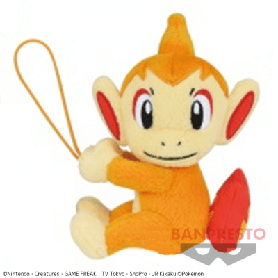 【ヒコザル】ポケットモンスター ぐらぶらりんぬいぐるみ〜イーブイ（メス）・ナエトル・ヒコザル・ヒバニー〜