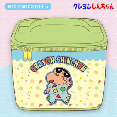 【グリーン】クレヨンしんちゃんバニティバッグver.2