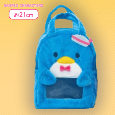 【タキシードサム】サンリオキャラクターズ窓付きふわふわバッグ