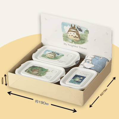 トトロ　フードコンテナ＆おしぼりセット