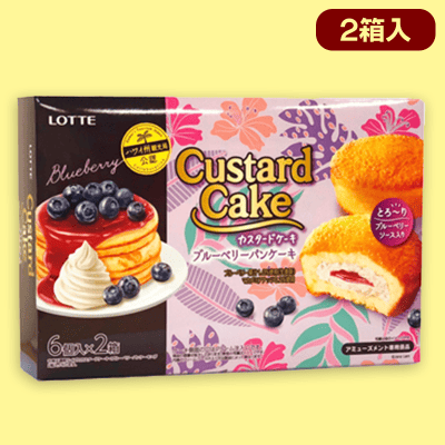 カスタードケーキ＜ブルーベリーパンケーキ＞BIGBOX※賞味期限:2022/11
