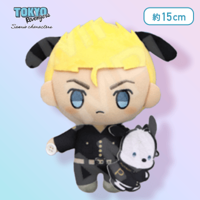 【武道】東京リベンジャーズ×サンリオキャラクターズ 手つなぎぬいぐるみ〜武道・マイキー・ドラケン・一虎〜