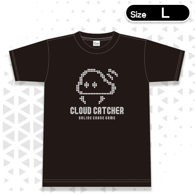 【ブラック/L】Pixel-Tshirt