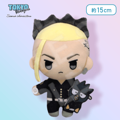 【ドラケン】東京リベンジャーズ×サンリオキャラクターズ 手つなぎぬいぐるみ〜武道・マイキー・ドラケン・一虎〜