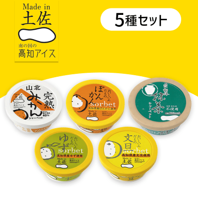 【5個入】シャーベット食べ比べセット