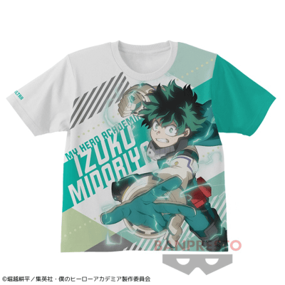 【緑谷出久】僕のヒーローアカデミア フルカラーTシャツ