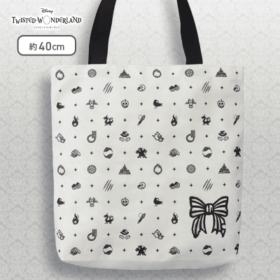 【リボン】ディズニー ツイステッドワンダーランド トートバッグ