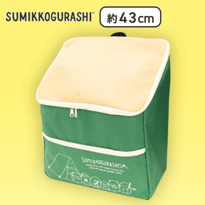 【グリーン】すみっコぐらし すみっコキャンプ ボックス型保冷リュック