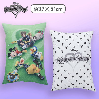 【グリーン】キングダム ハーツ アートクッション