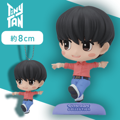 【単品配送不可】【パステル】TinyTAN CHUBBY COLLECTION モアプラスキーチェーン付フィギュア〜Dynamite〜“j-hope”