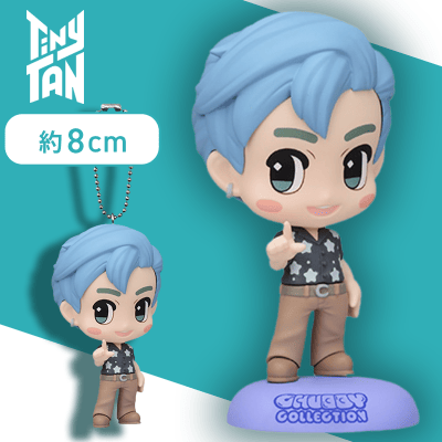 【単品配送不可】【パステル】TinyTAN CHUBBY COLLECTION モアプラスキーチェーン付フィギュア〜Dynamite〜“RM”