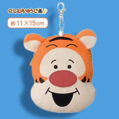【ティガー】にしむらゆうじ画♪くまのプーさん　フェイスパスケース