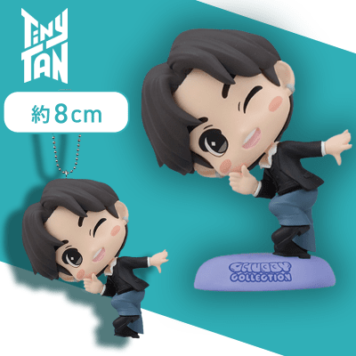 【単品配送不可】【ノーマル】TinyTAN CHUBBY COLLECTION モアプラスキーチェーン付フィギュア〜Dynamite〜“SUGA”