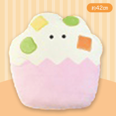 【ぽてとさらだ】つぶらな瞳のお惣菜　もちふわ　おっきめぬいぐるみ