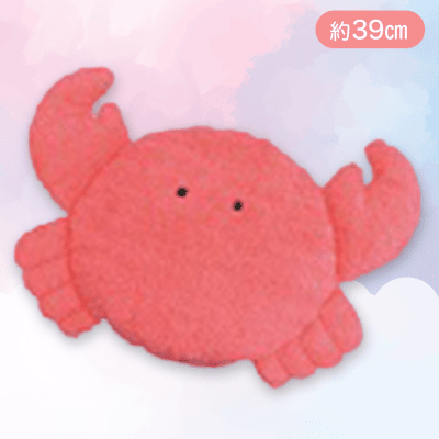 【かに】つぶらな瞳の水族館　mocomocoおっきめぬいぐるみ