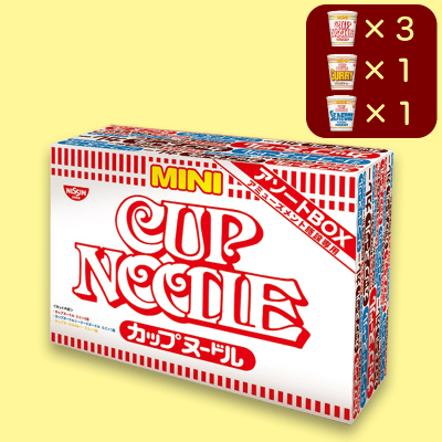 カップヌードル５P３種アソートBOX※賞味期限:2022/10/21