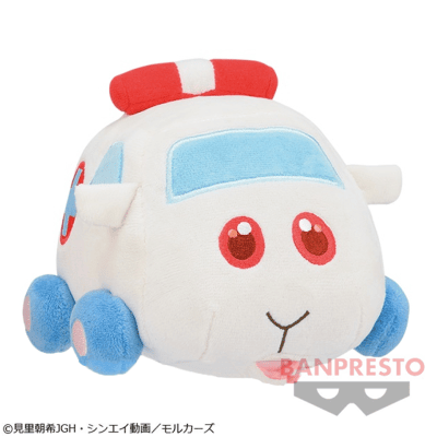 【救急モルカー】PUI PUI モルカー お目々うるっとぬいぐるみ〜アビー・ポテト・救急モルカー〜