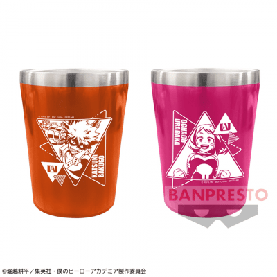 【爆豪&お茶子】僕のヒーローアカデミア ステンレスタンブラーセット