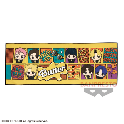 【ちびぐるみデザイン】TinyTAN Butter マイクロファイバータオル