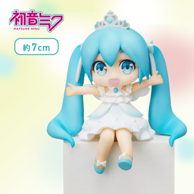 【のくはしver.】初音ミクシリーズ　ちょこのせ　モアプラスミニフィギュア“初音ミク 15th Anniversary Ver.”