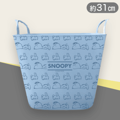 【ブルー】スヌーピーソフトバスケット２