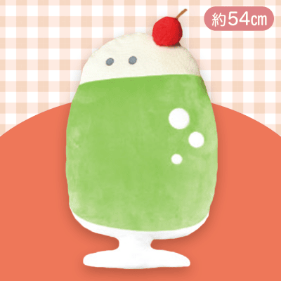 【めろんくりーむそーだ】つぶらな瞳の喫茶店　もちふわびっぐ