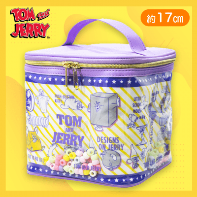 【パープル】トムとジェリーバニティバッグ