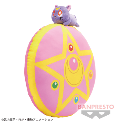 美少女戦士セーラームーン めちゃでかクリスタルスターコンパクトクッション〜ルナと一緒〜