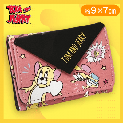 【ピンク】トムとジェリー ミニウォレットVer.3