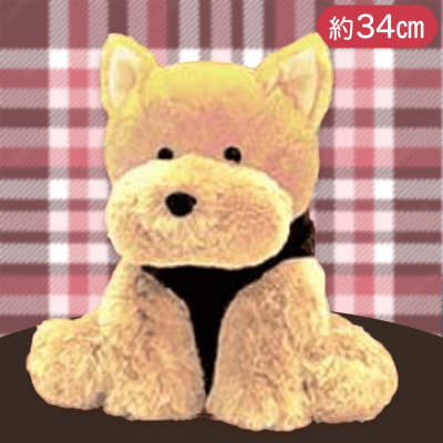 【ベージュ】くったりヨーキーBIG