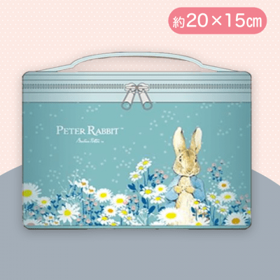 【ミントグリーン】ピーターラビット　バニティポーチ