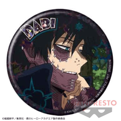 【荼毘】僕のヒーローアカデミア ホログラム缶バッジ