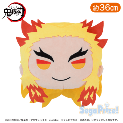 「鬼滅の刃」　きゃらまる　プレミアムインテリアクッション“煉獄杏寿郎”